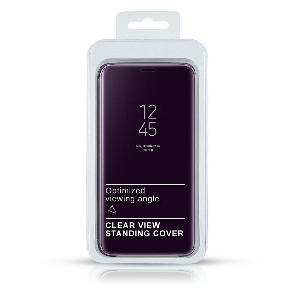 Pokrowiec etui Inteligentne Clear View fioletowe SAMSUNG Galaxy A80 / 4