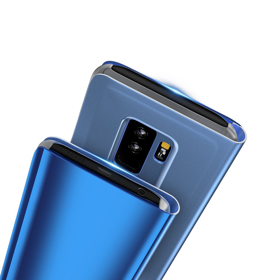 Pokrowiec etui Inteligentne Clear View fioletowe SAMSUNG Galaxy S9 / 7