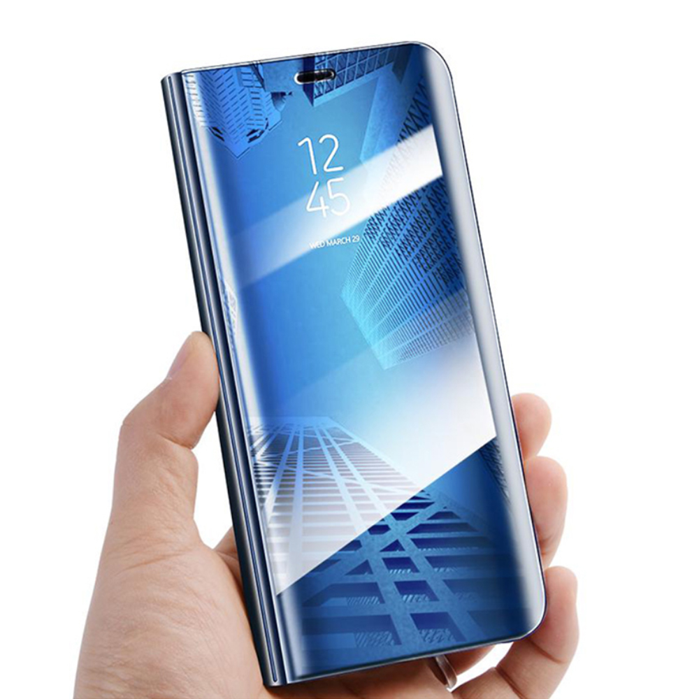 Pokrowiec etui Inteligentne Clear View granatowe SAMSUNG Galaxy S7 / 4