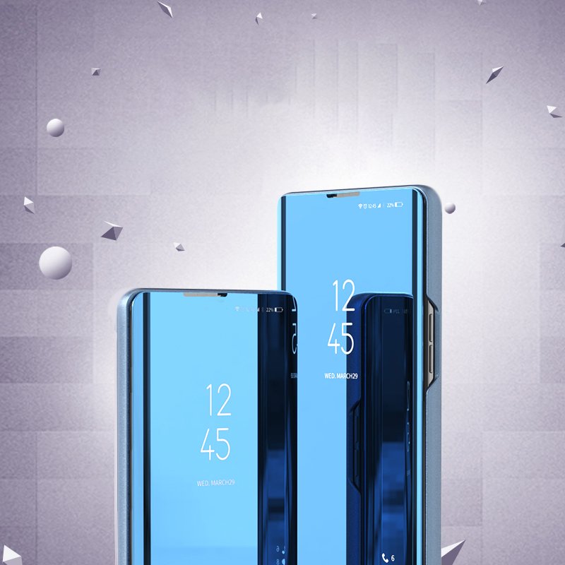 Pokrowiec etui Inteligentne Clear View granatowe Xiaomi Mi CC9 Pro / 3