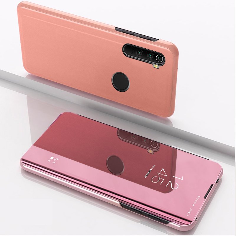 Pokrowiec etui Inteligentne Clear View r�owe Xiaomi Redmi Note 8 / 2