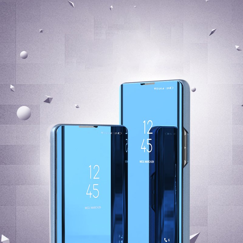 Pokrowiec etui Inteligentne Clear View r�owe Xiaomi Redmi Note 8 / 4