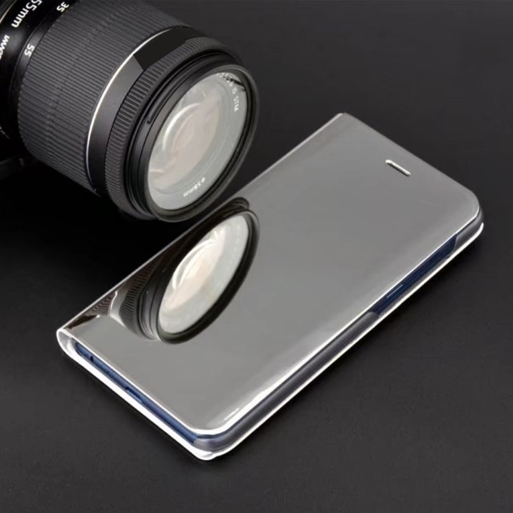 Pokrowiec etui Inteligentne Clear View srebrne LG K40s / 5