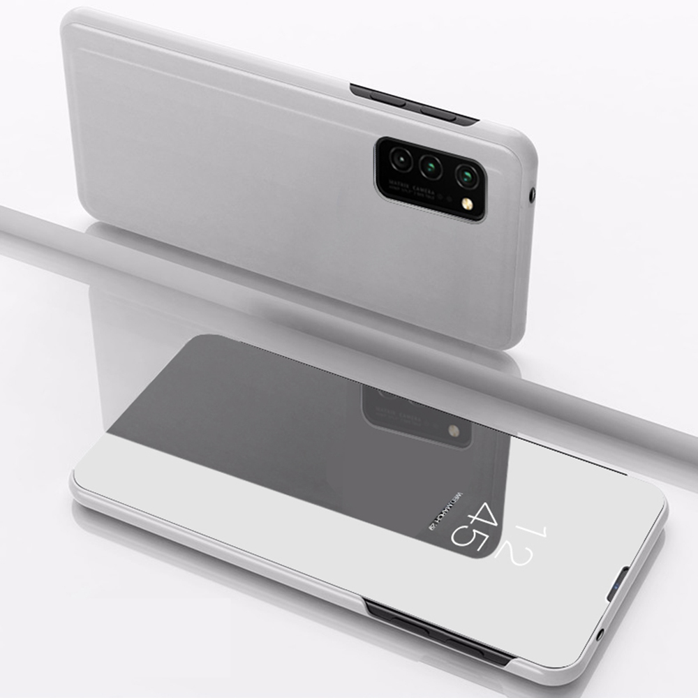 Pokrowiec etui Inteligentne Clear View srebrne SAMSUNG Galaxy A52s 5G / 3