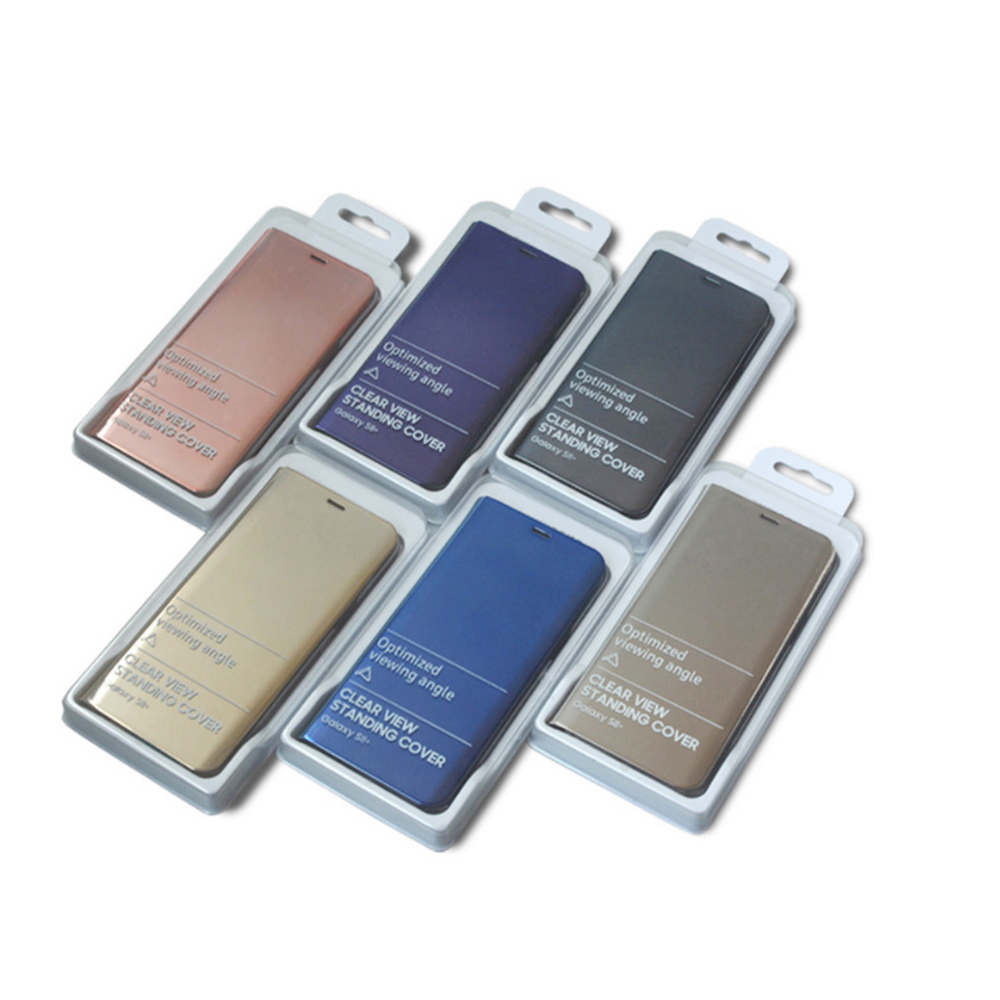 Pokrowiec etui Inteligentne Clear View srebrne SAMSUNG Galaxy S7 Edge / 7