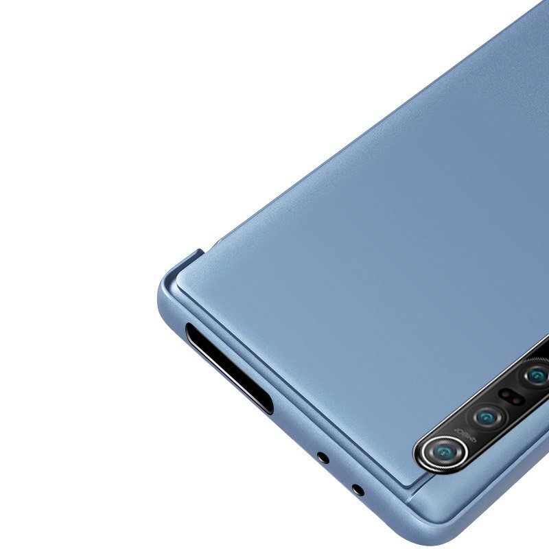 Pokrowiec etui Inteligentne Clear View srebrne Xiaomi Mi Note 10 / 5