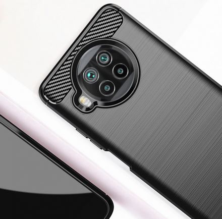 Pokrowiec etui pancerne Karbon Case czarne Xiaomi Mi 10T Lite / 3