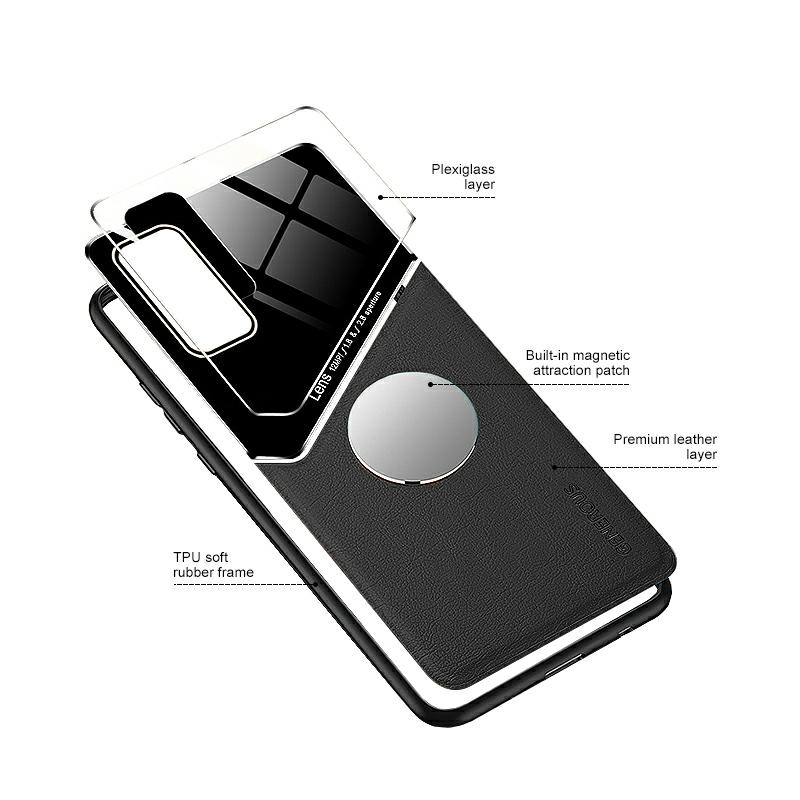 Pokrowiec etui Lens Case czarne HUAWEI P Smart 2021 / 3