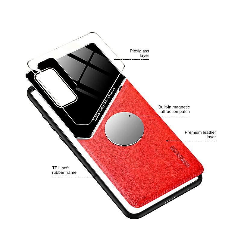 Pokrowiec etui Lens Case czerwone SAMSUNG Galaxy A03s / 3