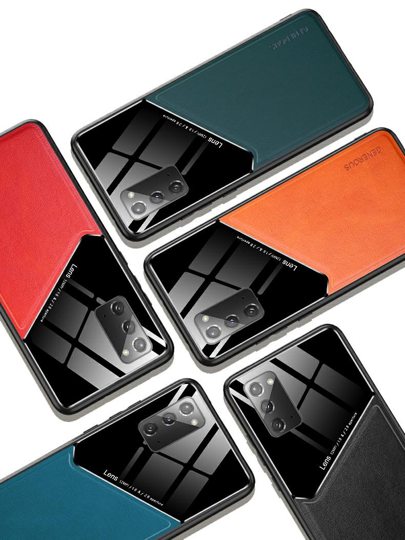 Pokrowiec etui Lens Case czerwone SAMSUNG Galaxy A72 / 4