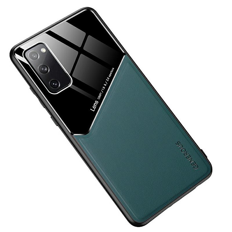 Pokrowiec etui Lens Case zielone SAMSUNG Galaxy A02s