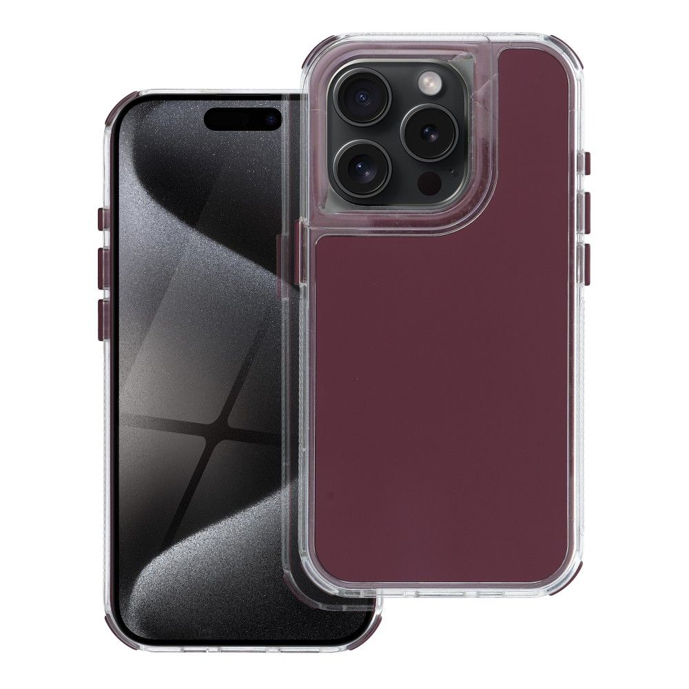 Pokrowiec Etui Matrix purpurowe APPLE iPhone 7