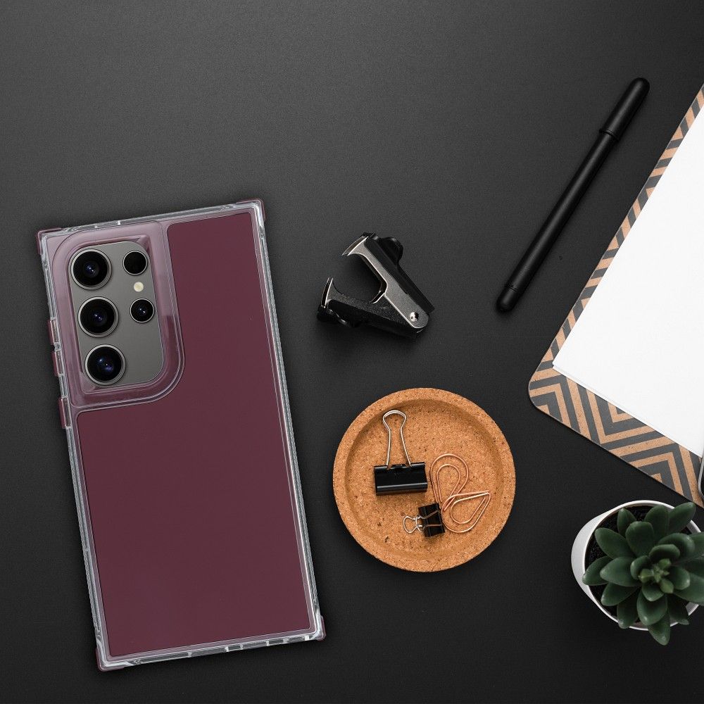 Pokrowiec Etui Matrix purpurowe SAMSUNG Galaxy A05s / 3