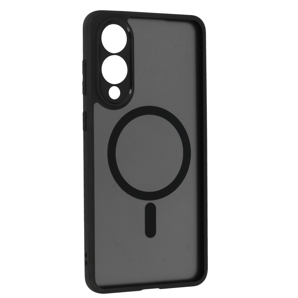 Pokrowiec etui Matte Mag Cover MagSafe czarne SAMSUNG Galaxy S25 Edge / 2