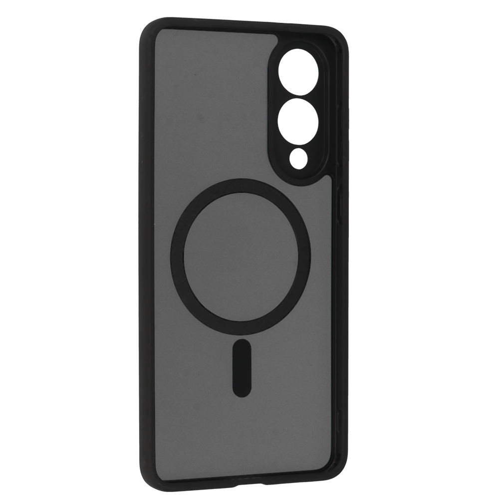 Pokrowiec etui Matte Mag Cover MagSafe czarne SAMSUNG Galaxy S25 Edge / 3