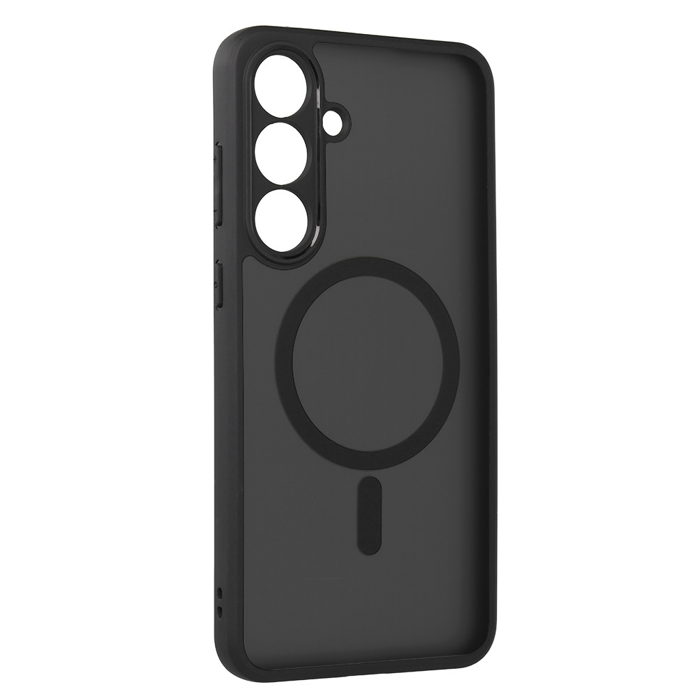 Pokrowiec etui Matte Mag Cover MagSafe czarne SAMSUNG Galaxy S25 FE / 2 Pokrowiec etui Matte Mag Cover MagSafe czarne SAMSUNG Galaxy S25 FE / 2