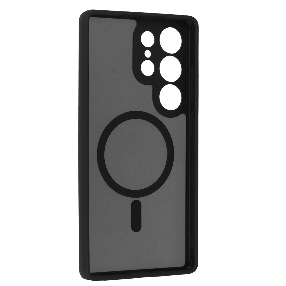 Pokrowiec etui Matte Mag Cover MagSafe czarne SAMSUNG Galaxy S25 Ultra / 3