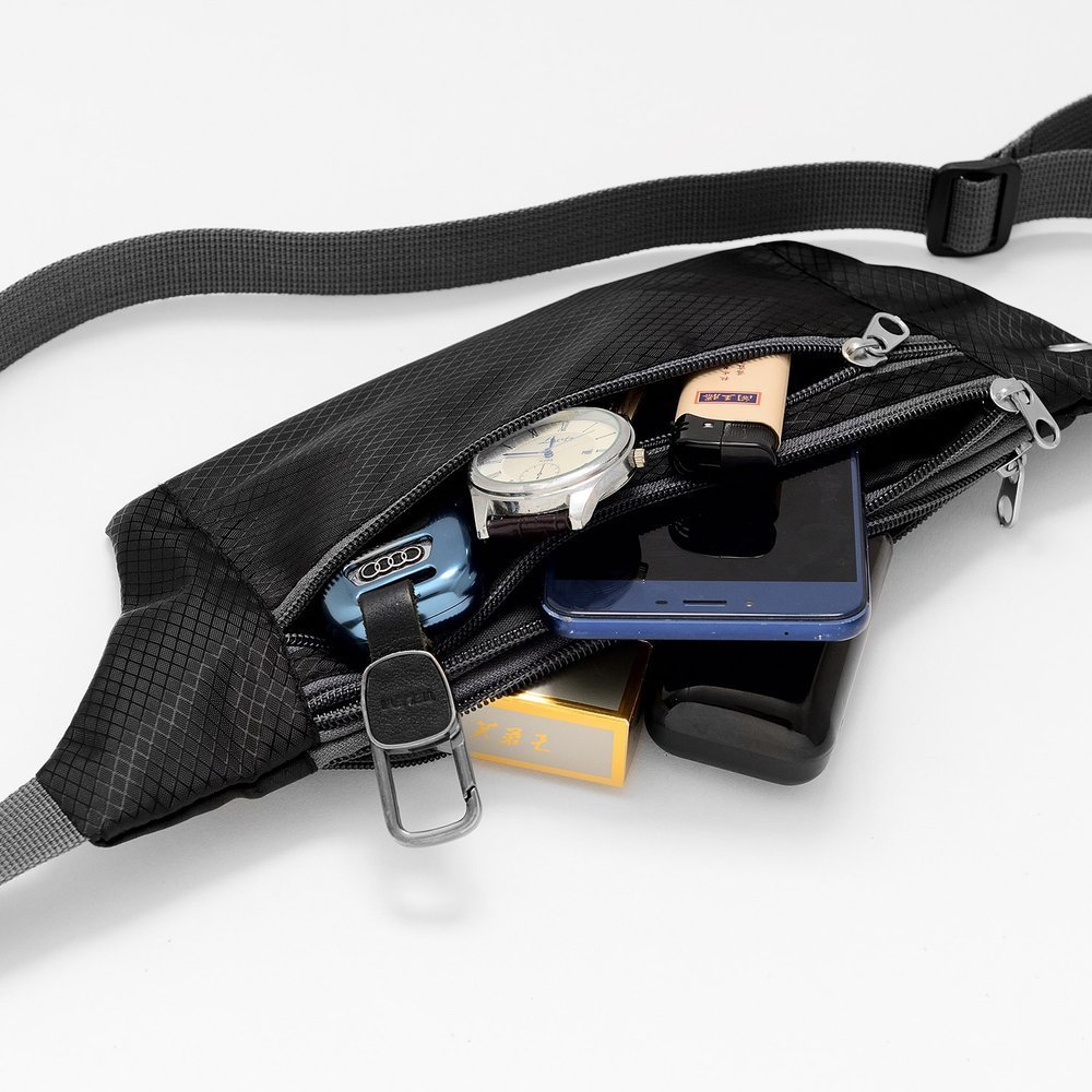 Pokrowiec etui sportowe na pas do biegania z wyjciem na suchawki czarne ASUS ZenFone Max Pro M1 / 11