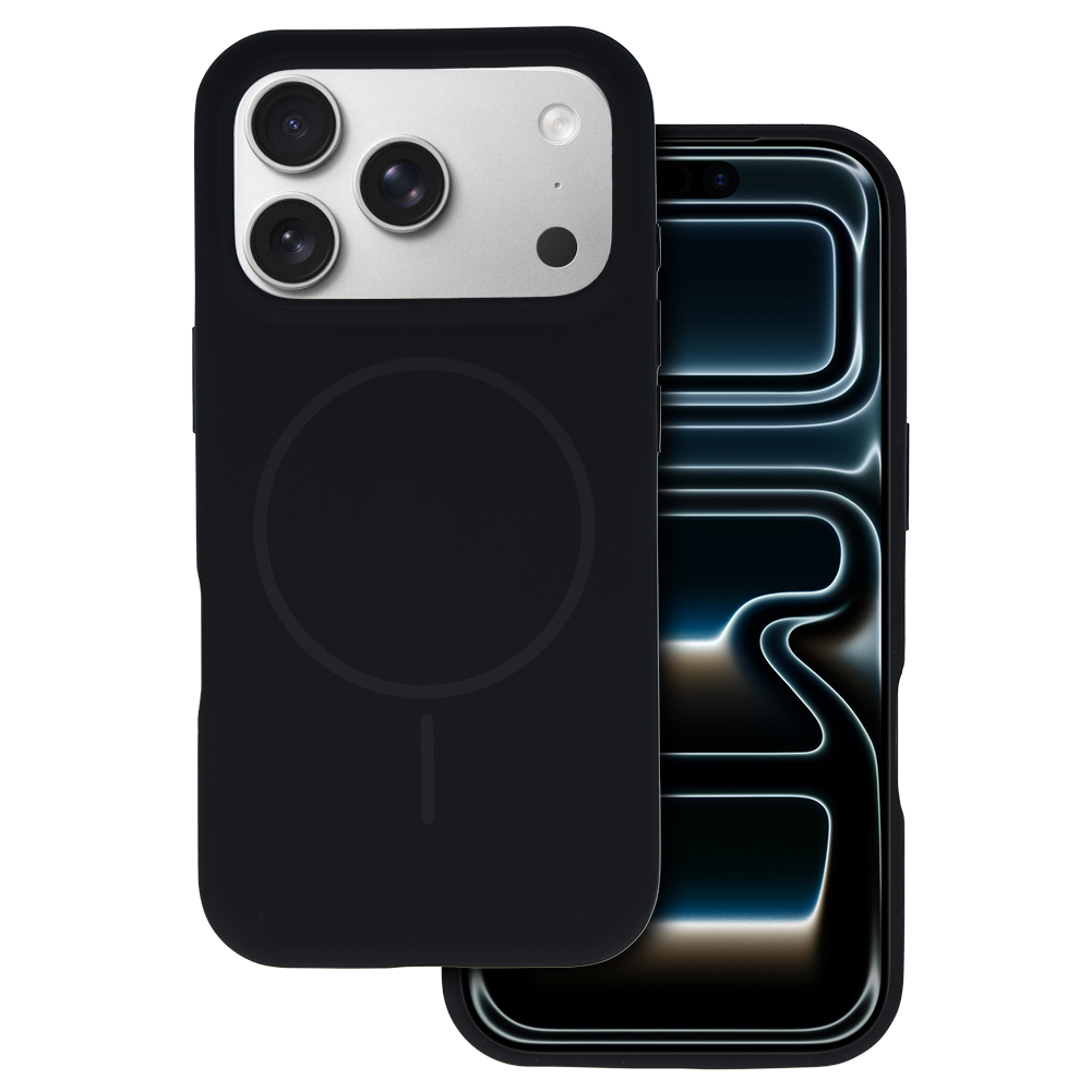 Pokrowiec etui na ty� Etui MagSafe Slim Silicone czarne APPLE iPhone 17 Pro Max