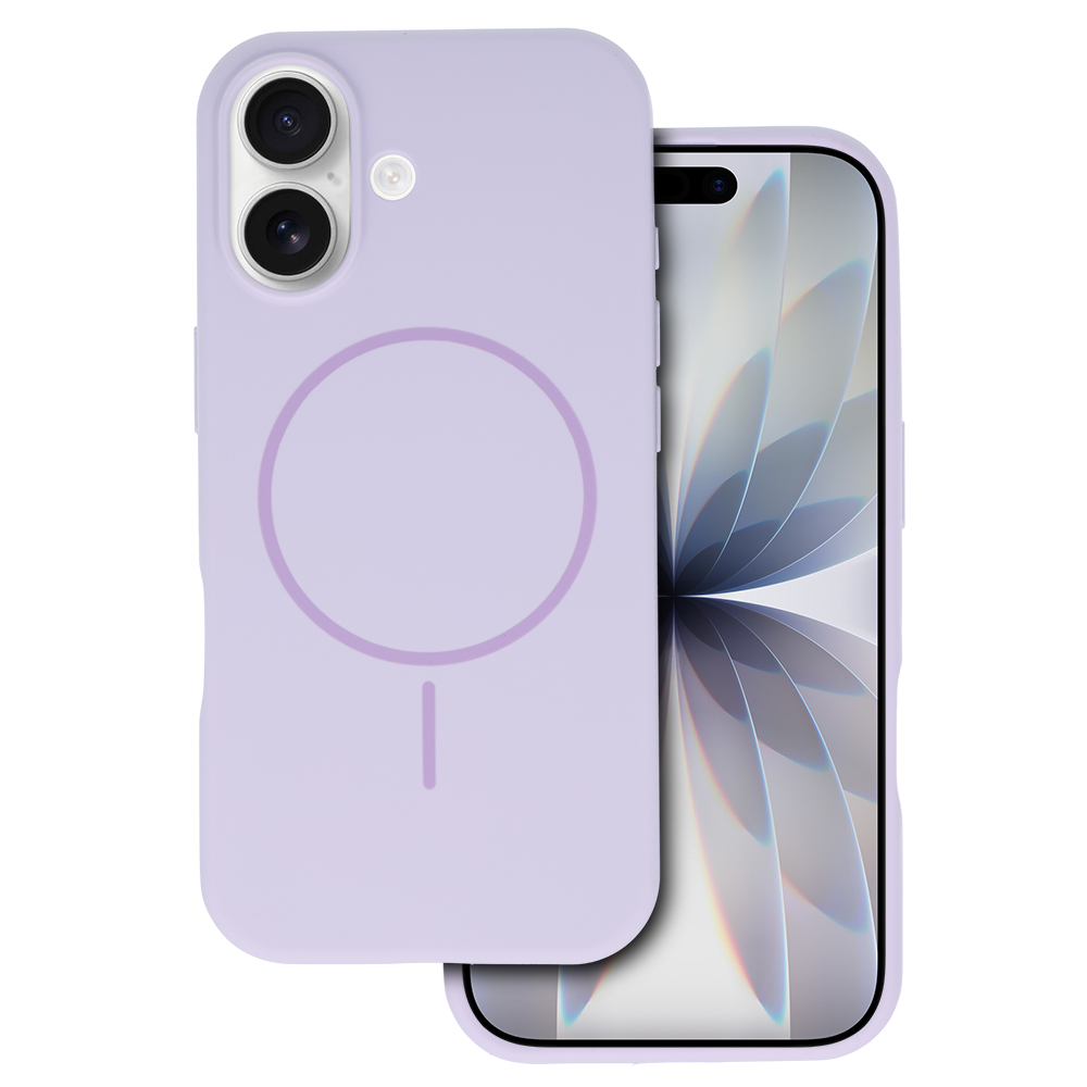 Pokrowiec etui na ty� Etui MagSafe Slim Silicone fioletowe APPLE iPhone 17