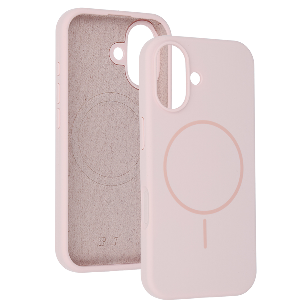Pokrowiec etui na ty� Etui MagSafe Slim Silicone jasnor�owe APPLE iPhone 17 / 4