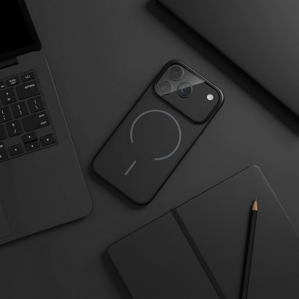 Pokrowiec etui na ty� MAKE 17 MagSafe czarne APPLE iPhone 14 / 6