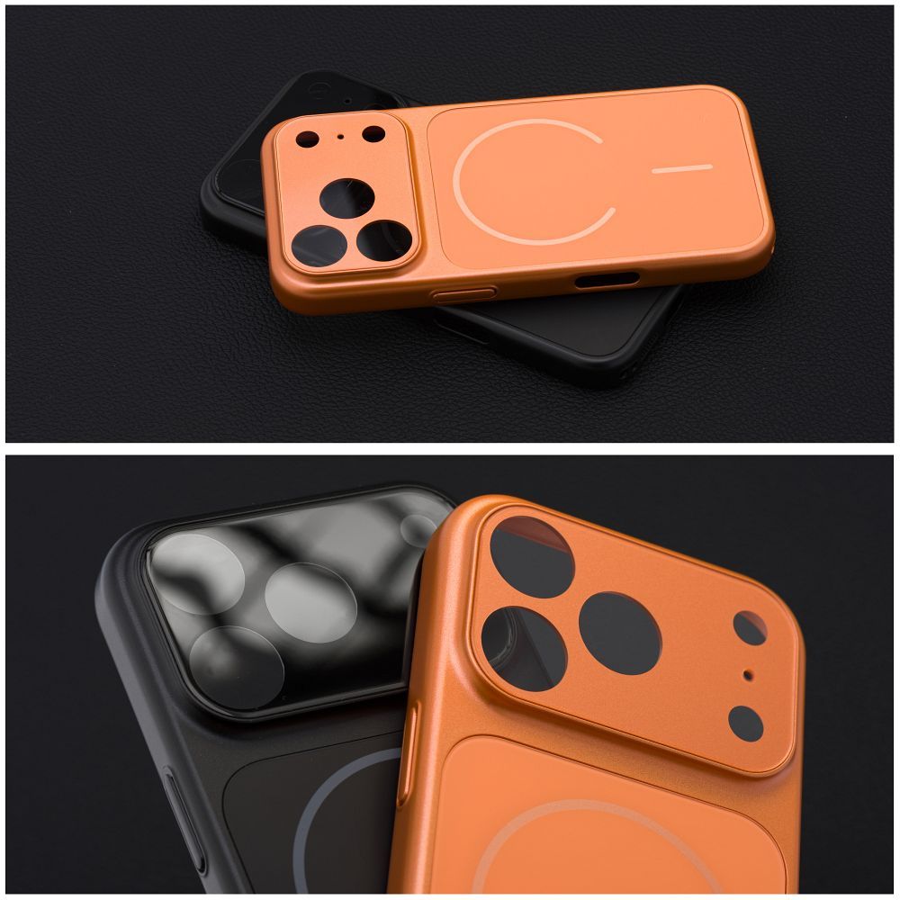 Pokrowiec etui na ty� MAKE 17 MagSafe pomara�czowe APPLE iPhone 17 Pro / 10