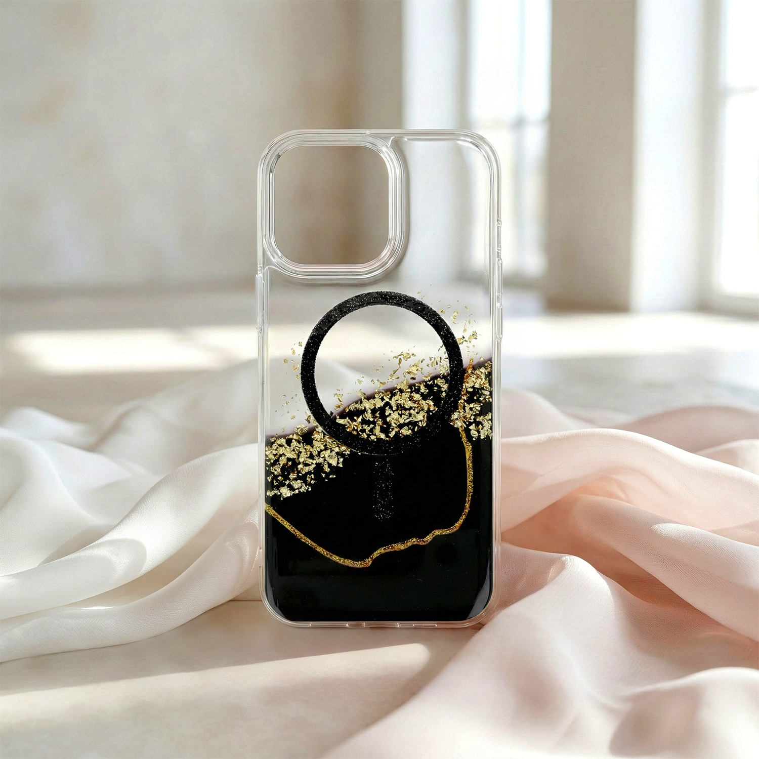 Pokrowiec etui na tył Nakładka Epoxy Mag czarne APPLE iPhone 14 / 4 Pokrowiec etui na tył Nakładka Epoxy Mag czarne APPLE iPhone 14 / 4