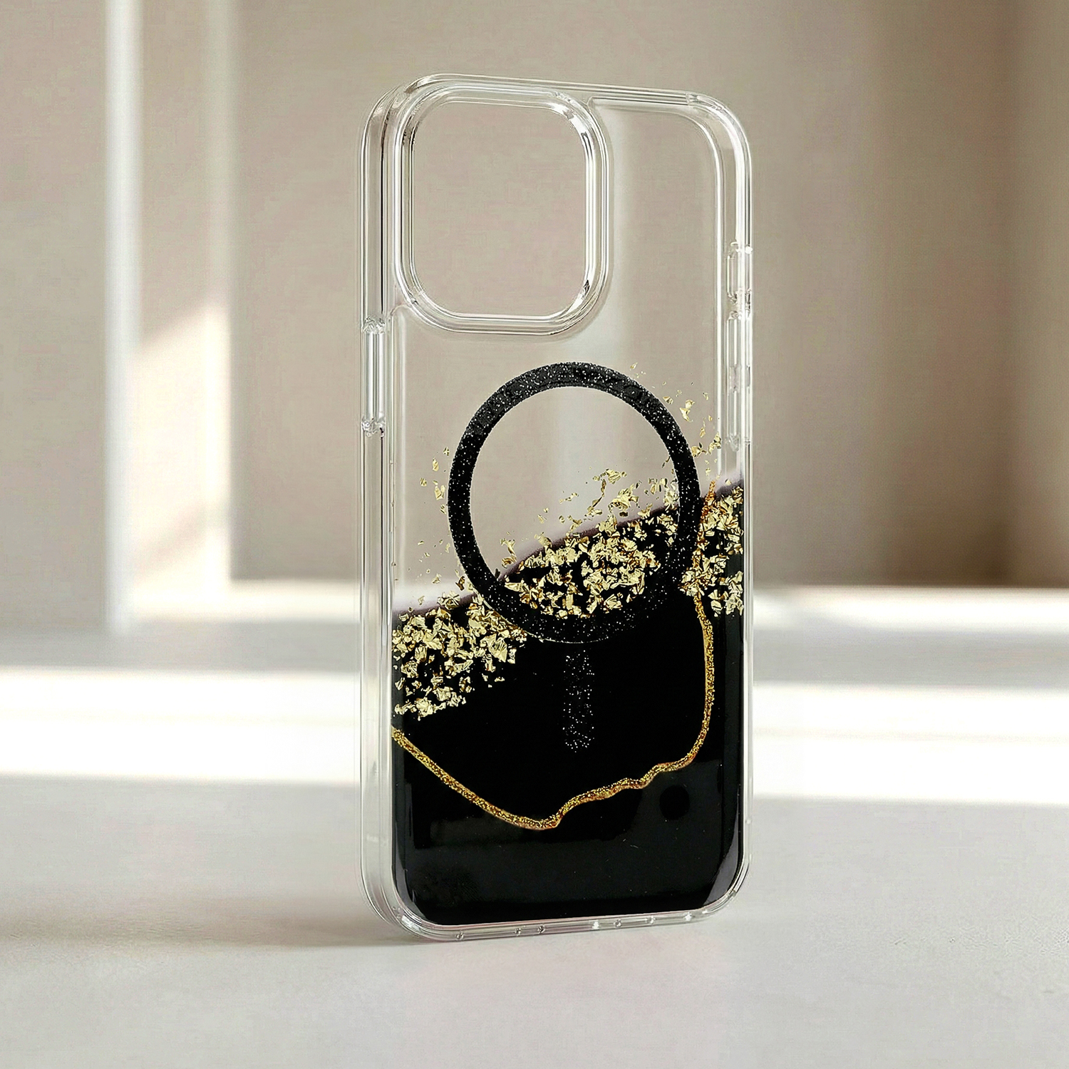 Pokrowiec etui na tył Nakładka Epoxy Mag czarne APPLE iPhone 15 Pro / 2 Pokrowiec etui na tył Nakładka Epoxy Mag czarne APPLE iPhone 15 Pro / 2