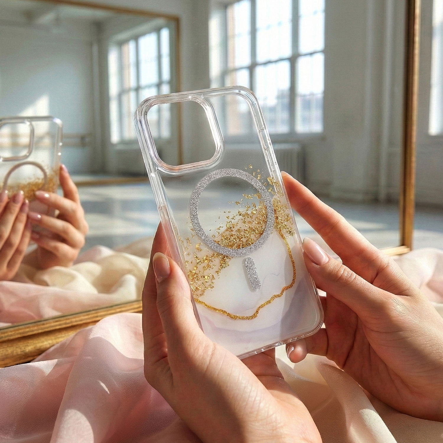 Pokrowiec etui na ty� Nak�adka Epoxy Mag APPLE iPhone 16 / 3