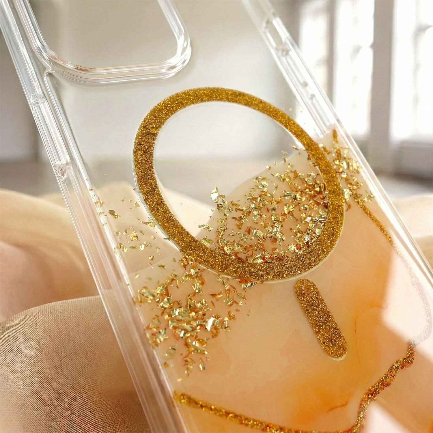 Pokrowiec etui na ty� Nak�adka Epoxy Mag pomara�czowe SAMSUNG Galaxy S26 Plus / 5