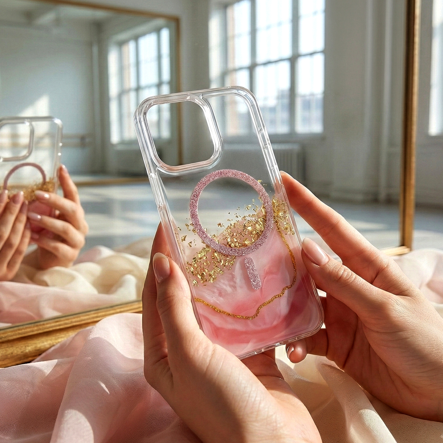 Pokrowiec etui na ty� Nak�adka Epoxy Mag r�owe SAMSUNG Galaxy S26 Plus / 3