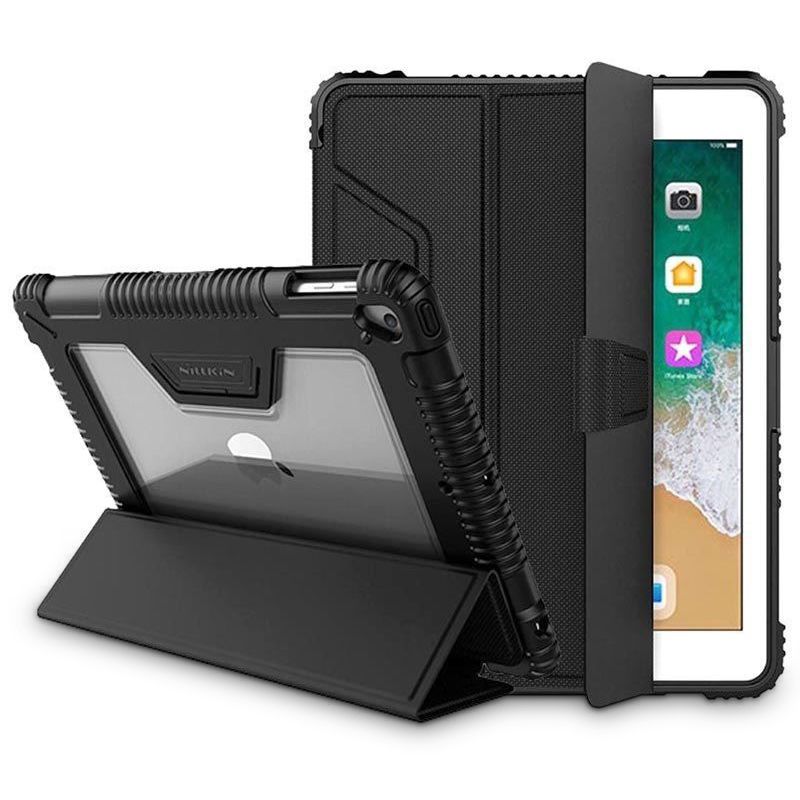 Pokrowiec etui Nillkin Armor Leather Case Czarne APPLE iPad 7 10.2