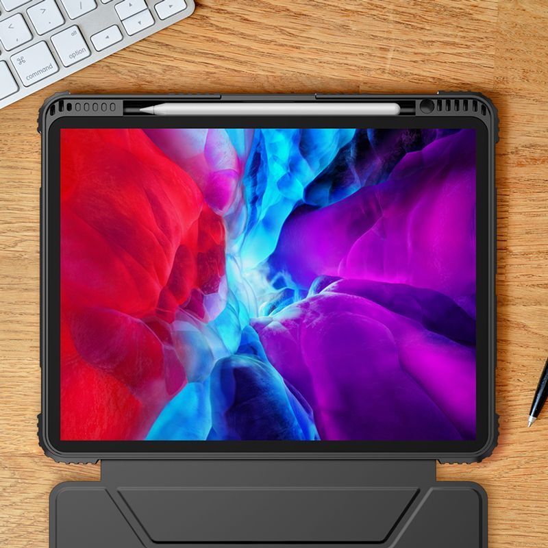 Pokrowiec etui Nillkin Armor Leather Case Czarne APPLE iPad Pro 11 2020 / 8