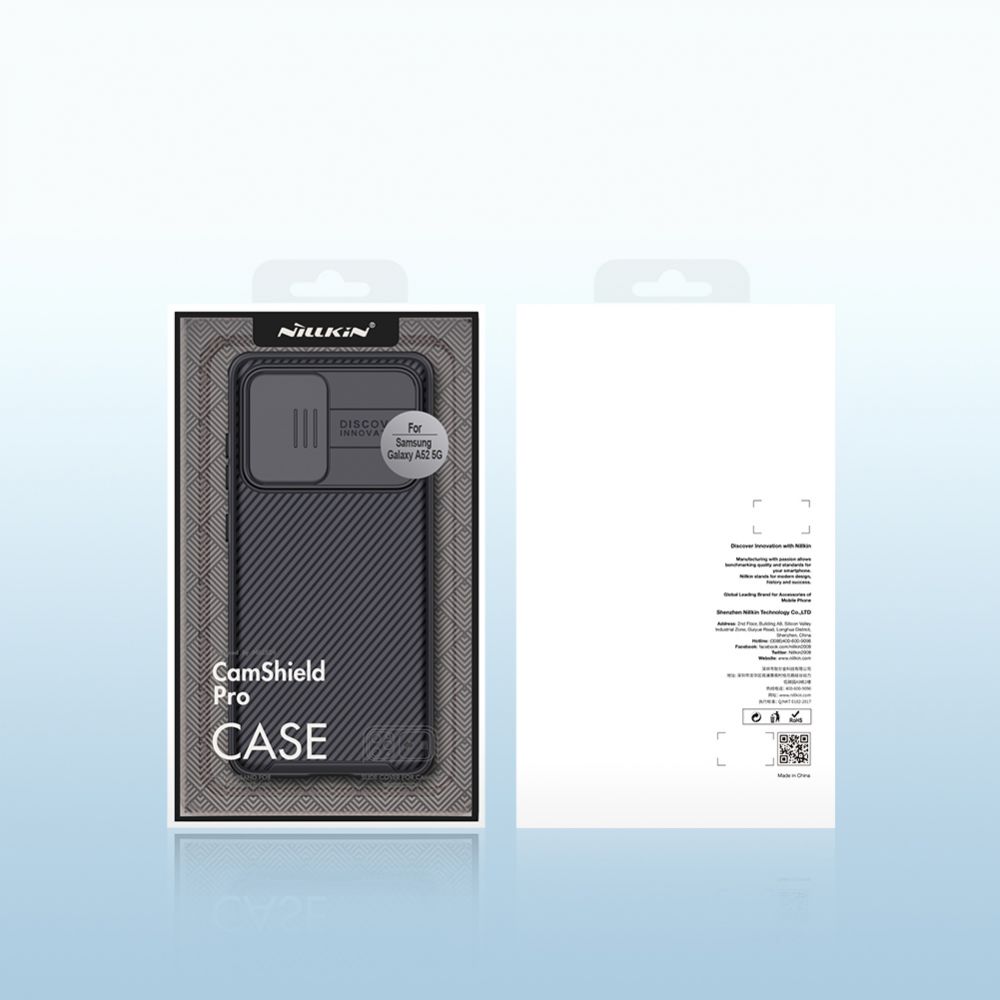 Pokrowiec etui Nillkin Camshield Pro czarne SAMSUNG Galaxy A52 5G / 8