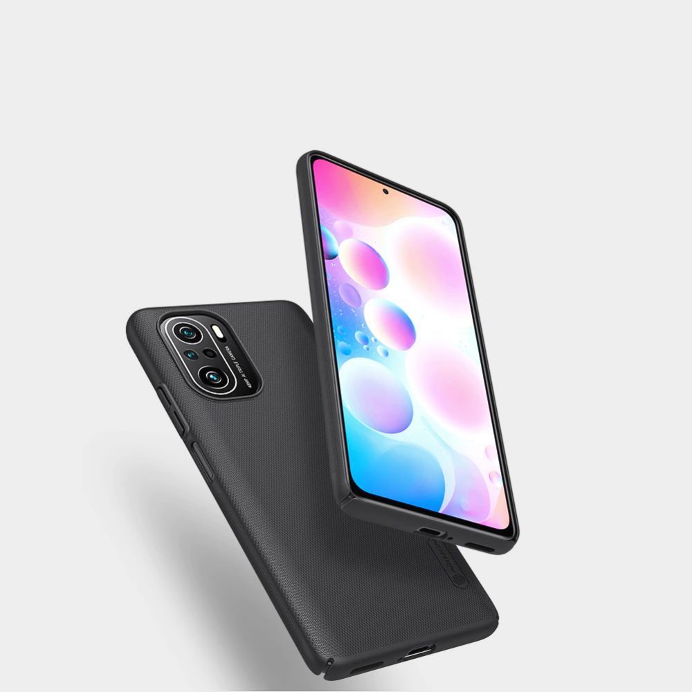 Pokrowiec etui Nillkin Frosted Shield czarne Xiaomi Mi 11i / 2