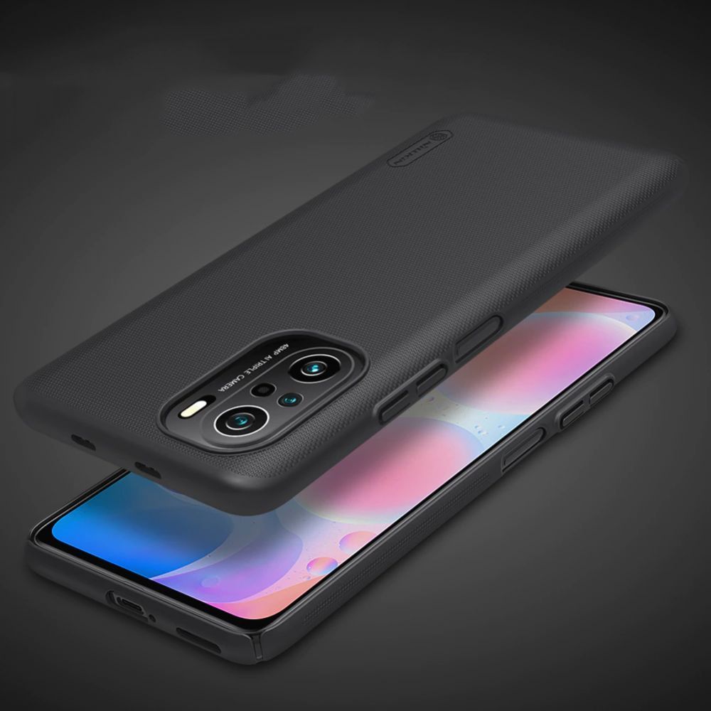 Pokrowiec etui Nillkin Frosted Shield czarne Xiaomi Mi 11i / 7