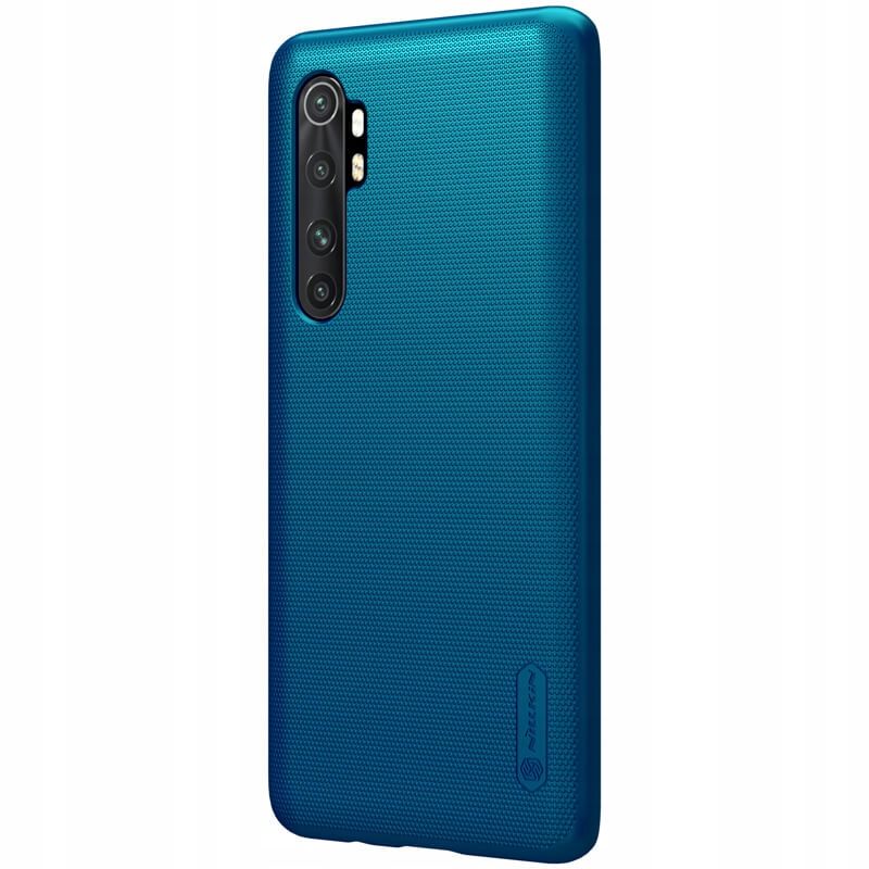 Pokrowiec Etui Nillkin Frosted Shield Niebieskie Xiaomi Mi Note 10 Lite / 4