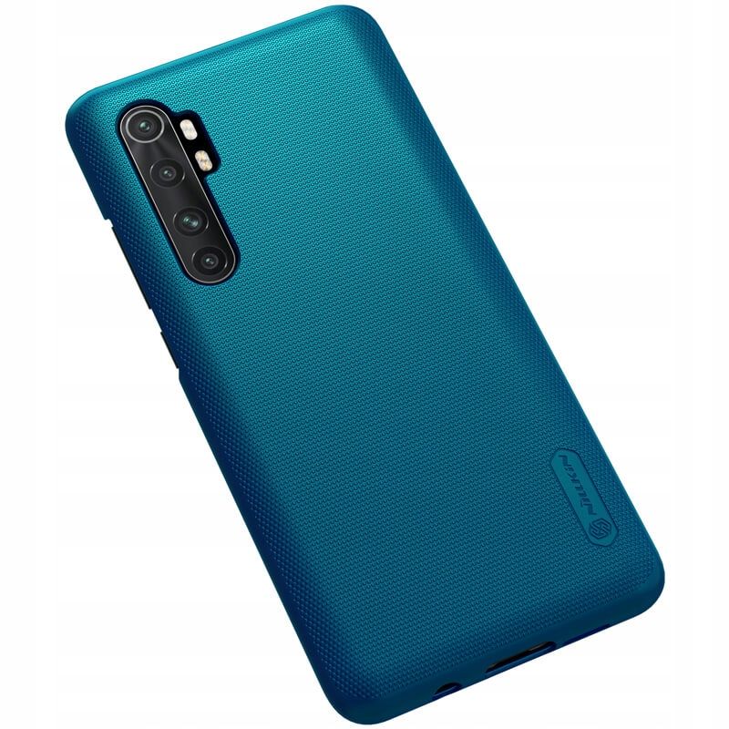 Pokrowiec Etui Nillkin Frosted Shield Niebieskie Xiaomi Mi Note 10 Lite / 5