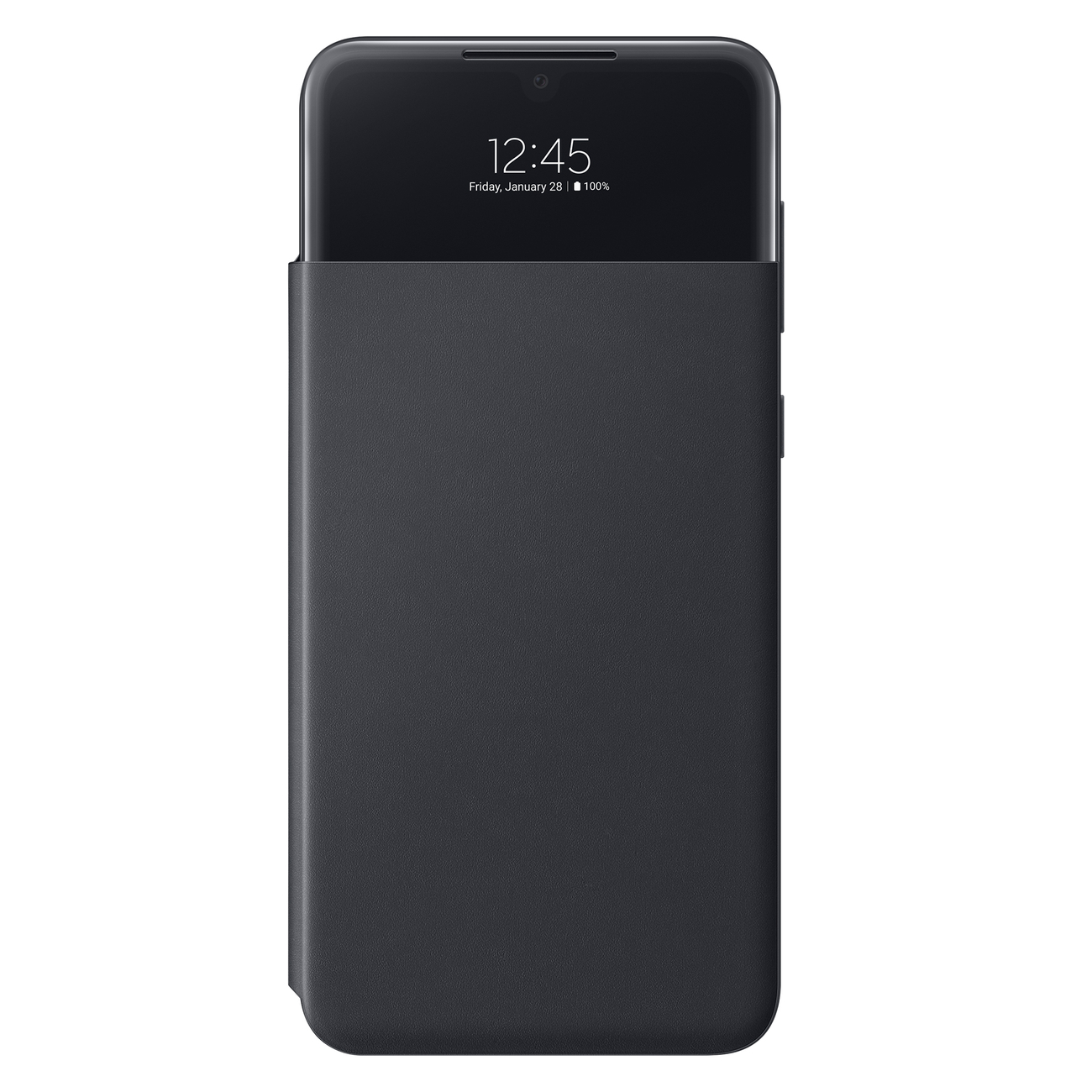 Pokrowiec oryginalne etui S View Wallet Cover czarne SAMSUNG Galaxy A33 5G / 6