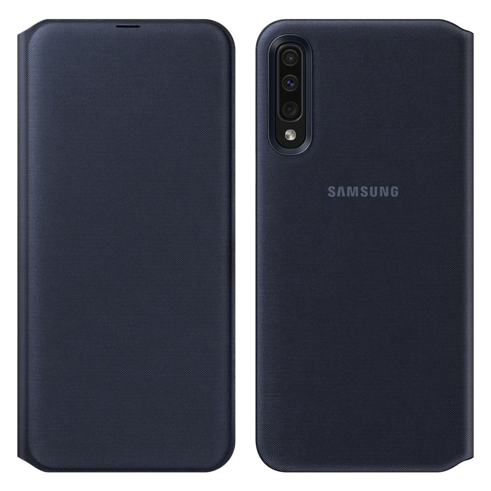 Pokrowiec oryginalne etui Flip Wallet Cover czarne SAMSUNG Galaxy A50s / 2