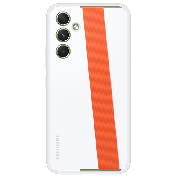 Pokrowiec etui oryginalne Slim Strap Cover biae SAMSUNG Galaxy A54 5G / 4