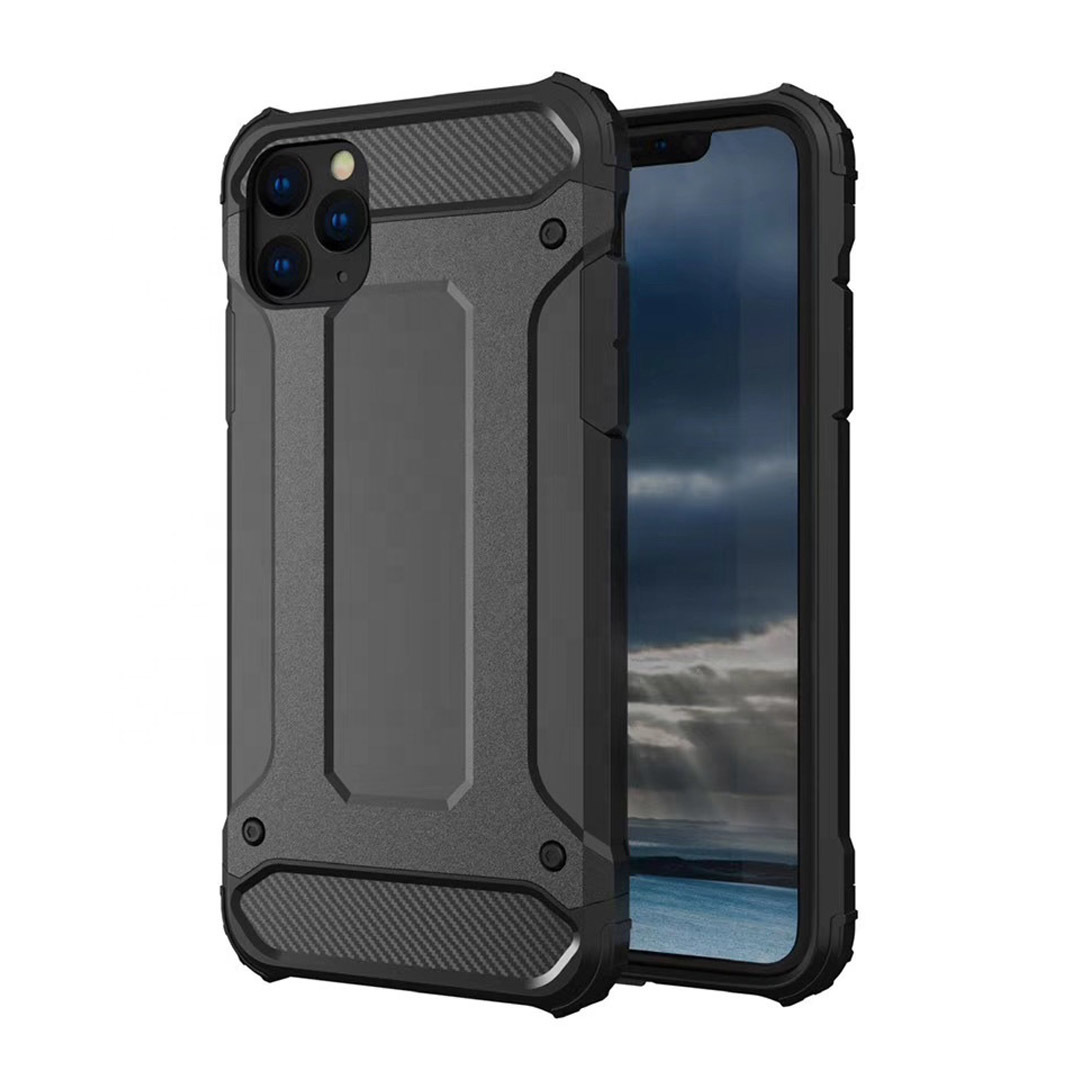 Pokrowiec etui pancerne Armor Case czarne APPLE iPhone 15 Plus