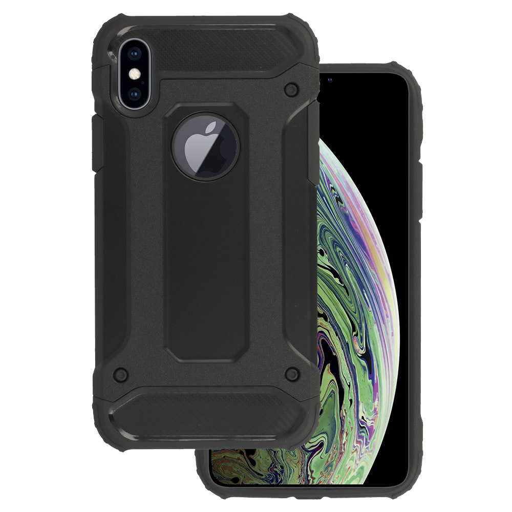 Pokrowiec etui pancerne Armor case czarne APPLE iPhone XS