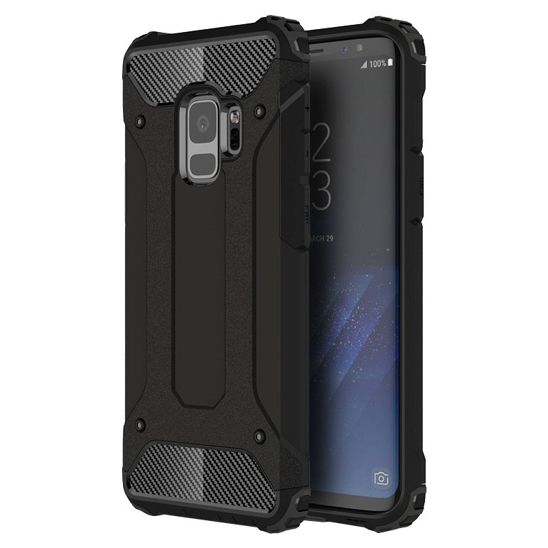 Pokrowiec etui pancerne Armor case czarne SAMSUNG Galaxy S9
