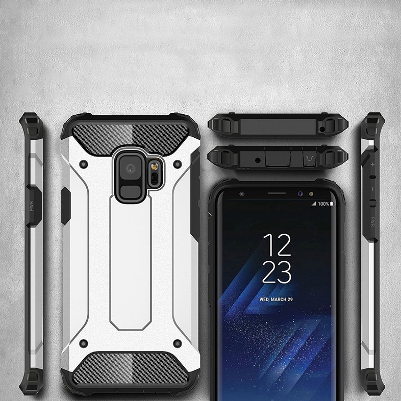 Pokrowiec etui pancerne Armor case czarne SAMSUNG Galaxy S9 / 4