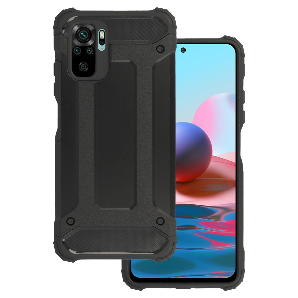 Pokrowiec etui pancerne Armor Case czarne Xiaomi POCO M5s