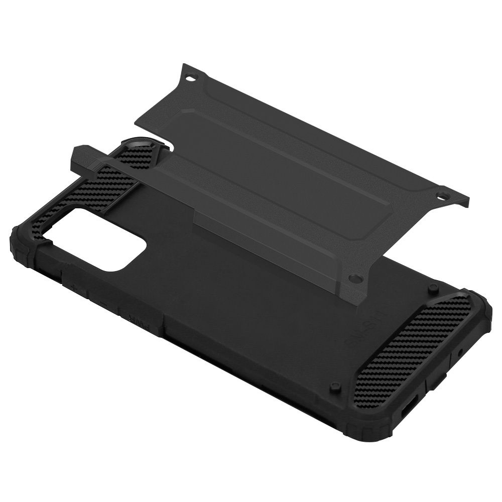 Pokrowiec etui pancerne Armor Case czarne Xiaomi POCO M5s / 7