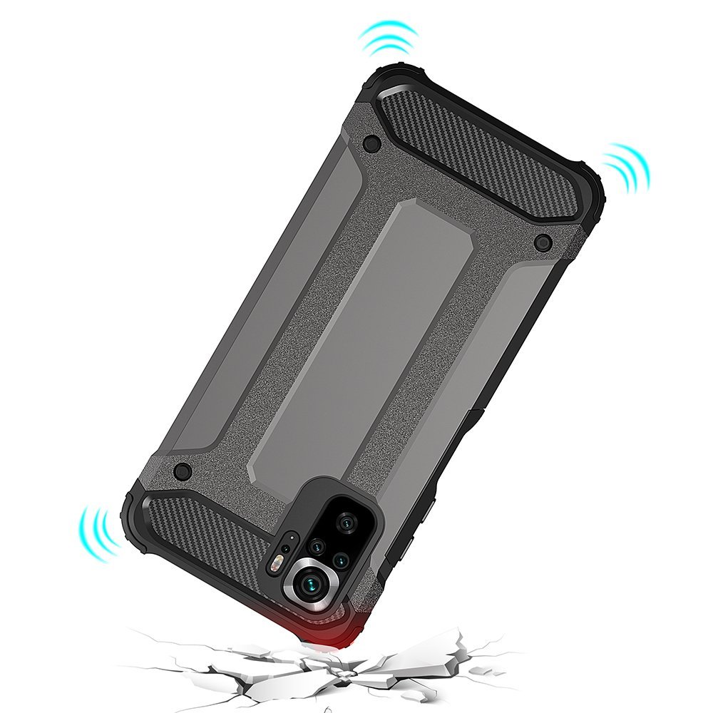 Pokrowiec etui pancerne Armor case czarne Xiaomi Redmi Note 11 Pro+ 5G / 6