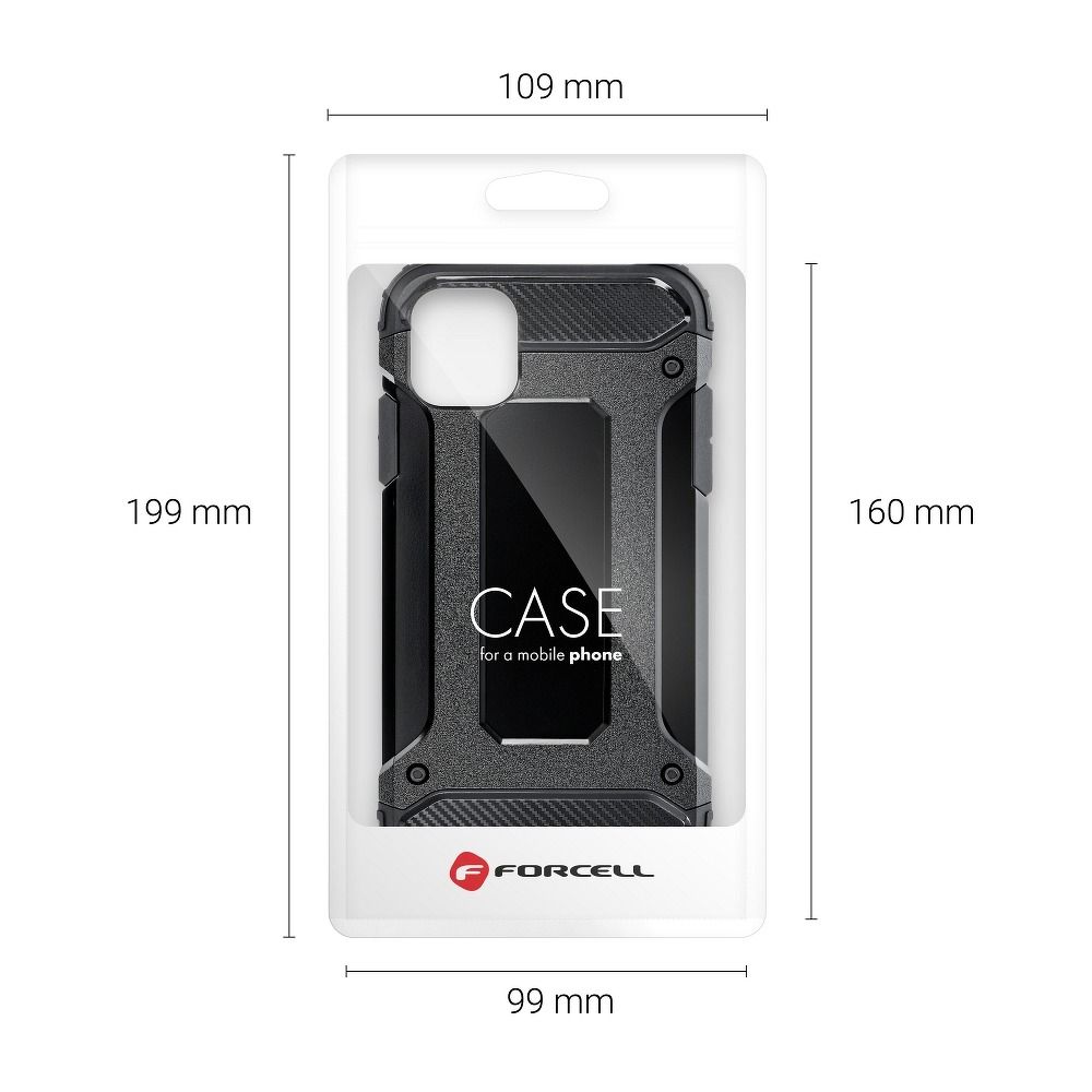 Pokrowiec etui pancerne Armor case czarne Xiaomi Redmi Note 11S 5G / 9